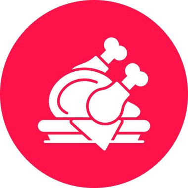 Chicken creative icons design