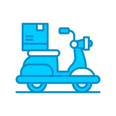 Delivery Bike Creative Icons Desig