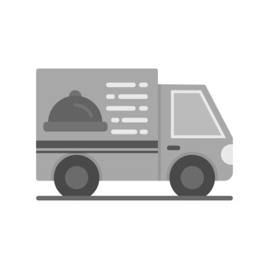 Delivery Van Creative Icons Desig