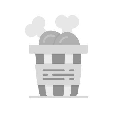 Fried Chicken Creative Icons Desig