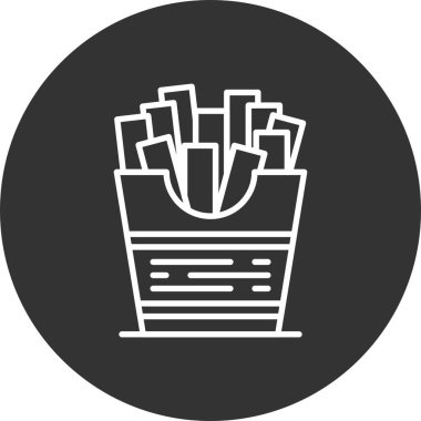  French Fries Creative Icons Desig