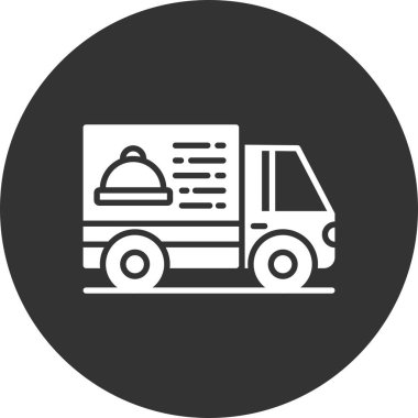 Delivery Van Creative Icons Desig