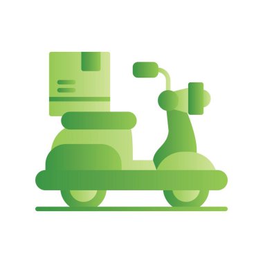 Delivery Bike Creative Icons Desig