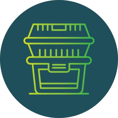 Food Container Creative Icons Desig