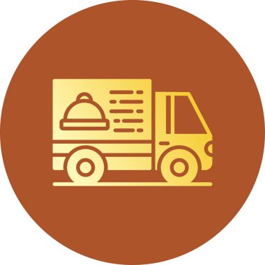 Delivery Van Creative Icons Desig