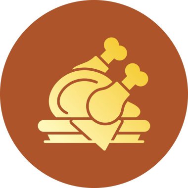 Chicken creative icons design