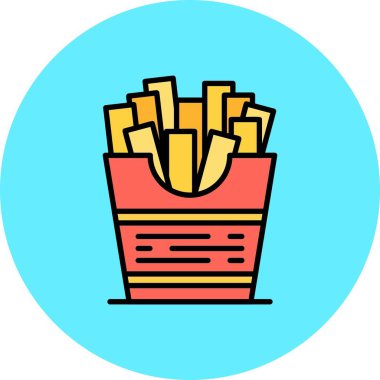  French Fries Creative Icons Desig