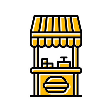 Food Stand Creative Icons Desig