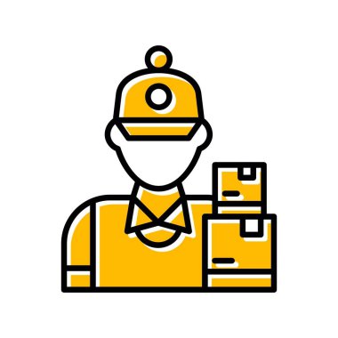  Delivery Boy Creative Icons Desig