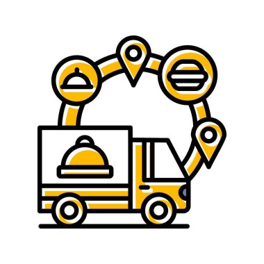  Food Delivery Creative Icons Desig