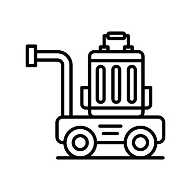 Luggage Cart Creative Icons Desig