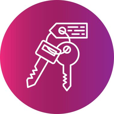 Room Key Creative Icons Desig