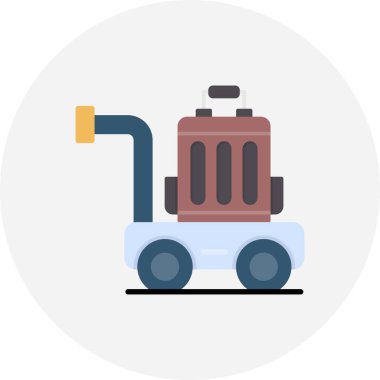 Luggage Cart Creative Icons Desig