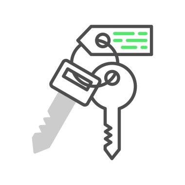 Room Key Creative Icons Desig