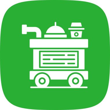 Food Trolley Creative Icons Desig