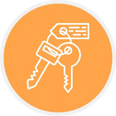 Room Key Creative Icons Desig