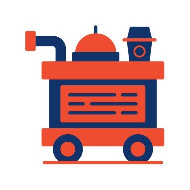 Food Trolley Creative Icons Desig