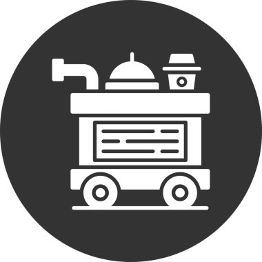 Food Trolley Creative Icons Desig
