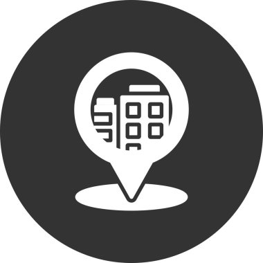 Hotel Location Creative Icons Desig