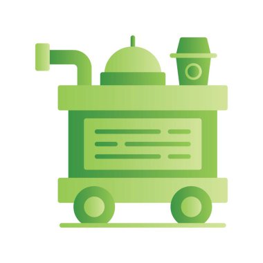 Food Trolley Creative Icons Desig