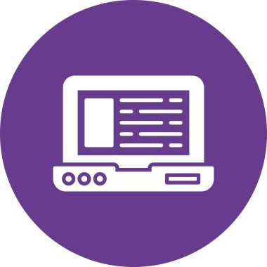 Laptop Yaratıcı Simgeler Tasarımı