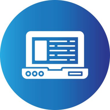 Laptop Yaratıcı Simgeler Tasarımı