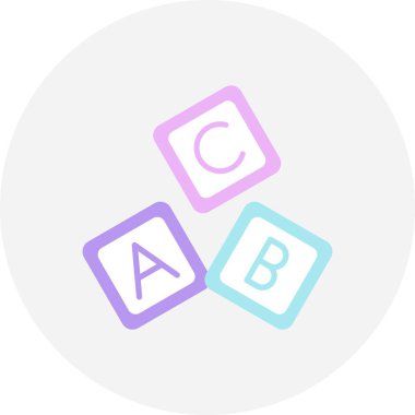 Abc Block Creative Icons Desig