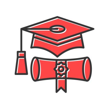 Graduation Cap Creative Icons Desig