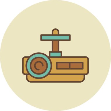 Projektör Yaratıcı Simgeler Tasarımı