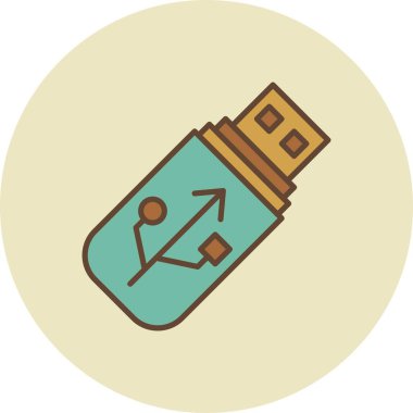 Pen Drive Creative Icons Desig