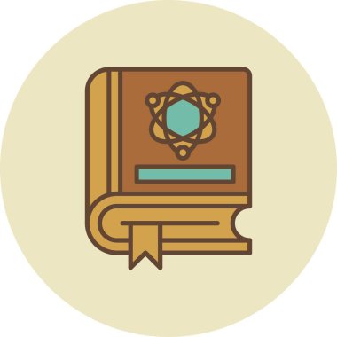 Science Book Creative Icons Desig