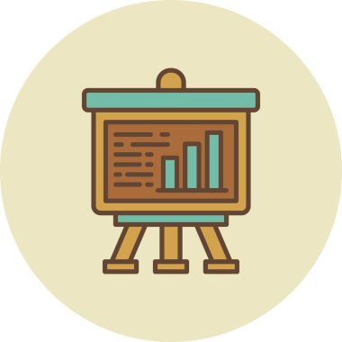 Projector Screen Creative Icons Desig