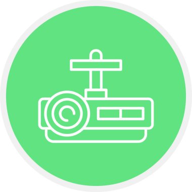 Projektör Yaratıcı Simgeler Tasarımı