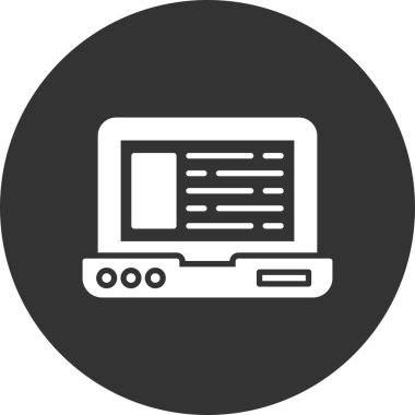 Laptop Yaratıcı Simgeler Tasarımı