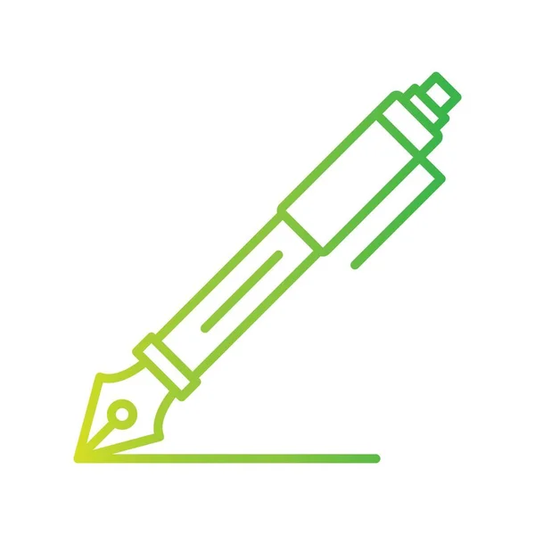 Fountain Pen Creative Icons Desig — Stockvektor