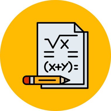 Maths Creative Icons Desig