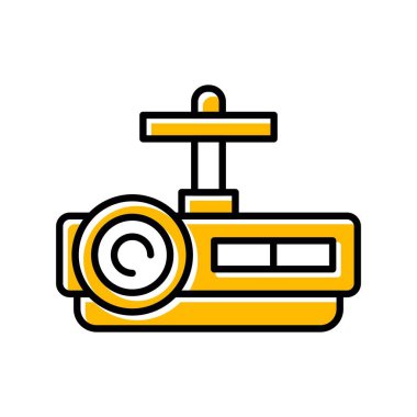 Projektör Yaratıcı Simgeler Tasarımı