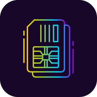 Simcard Creative Icons Desig