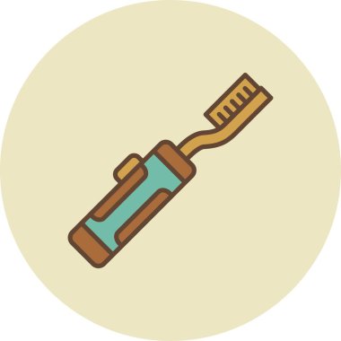 Electric Toothbrush Creative Icons Desig