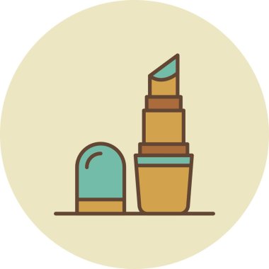 Lipstick Creative Icons Desig