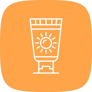 Sunscreen Creative Icons Desig