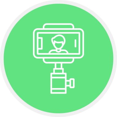 Selfie Stick Creative Icons Desig