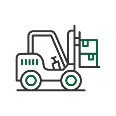  Forklift Creative Icons Desig