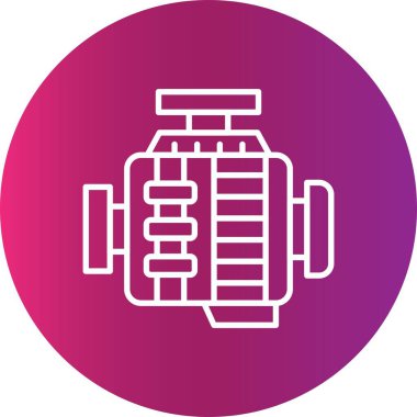 Car Engine Creative Icons Desig