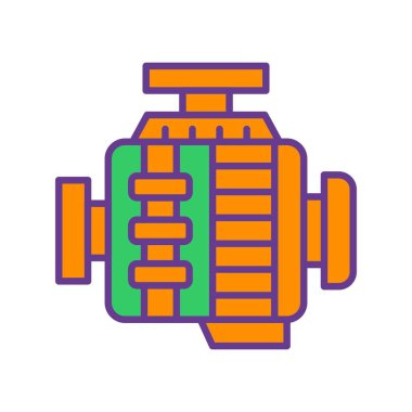 Car Engine Creative Icons Desig