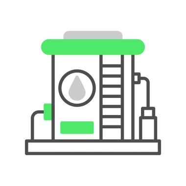 Oil Tank Creative Icons Desig