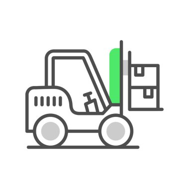  Forklift Creative Icons Desig
