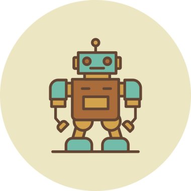  Robot Creative Icons Desig