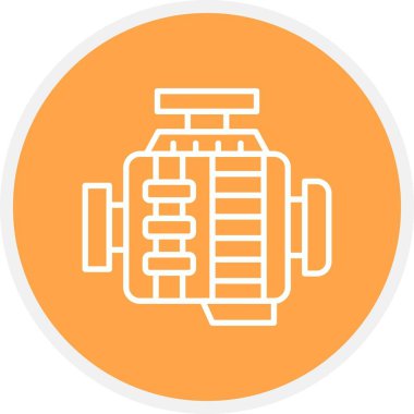 Car Engine Creative Icons Desig