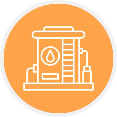 Oil Tank Creative Icons Desig